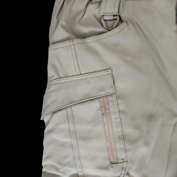 Mens new khaki cargo work pants size Large - Picture 5 of 12